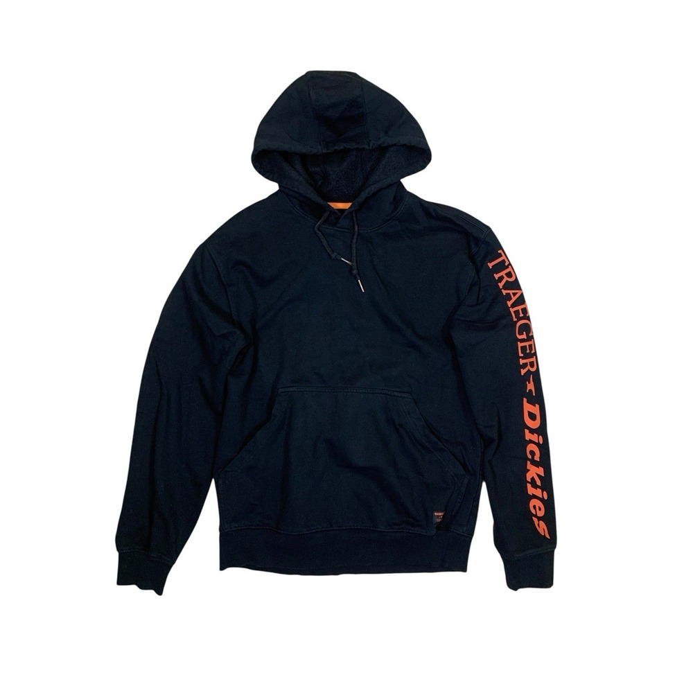 Dickies Hot Grill Zero Chill Black Graphic Sleeve Pullover Hoodie Medium‎